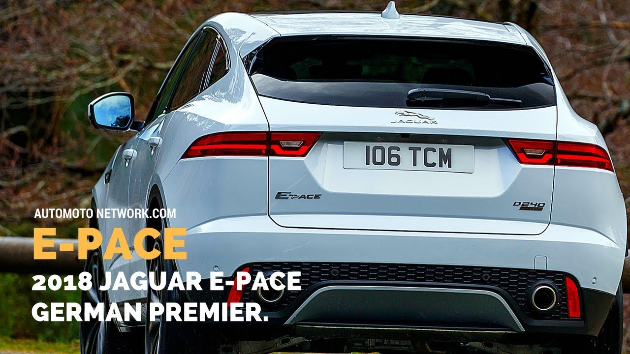 2018 Jaguar E-Pace R-Dynamic P300 AWD Borasco Grey | Interior Design & Driving Impressions.