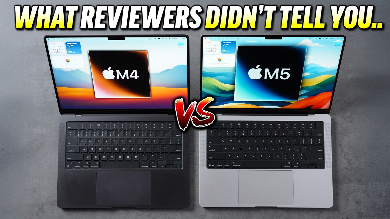 Сравнение MacBook Pro ULTRA M4 и M5 — чёрт возьми, Apple!
