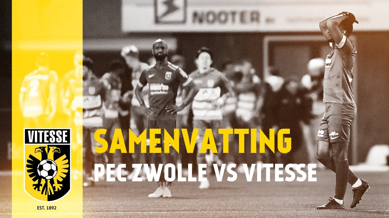 Samenvatting PEC Zwolle vs Vitesse