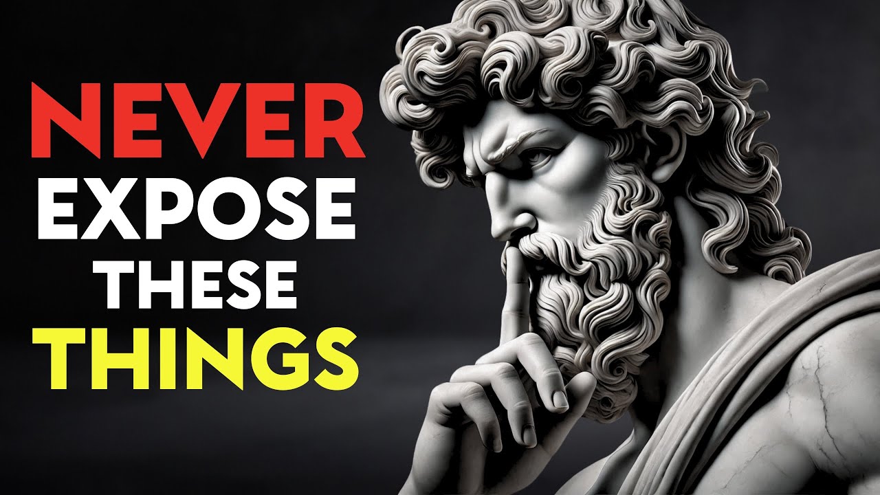 7 Things You Should Not NEVER Share With Anyone - Marcus Aurelius | STOICISM