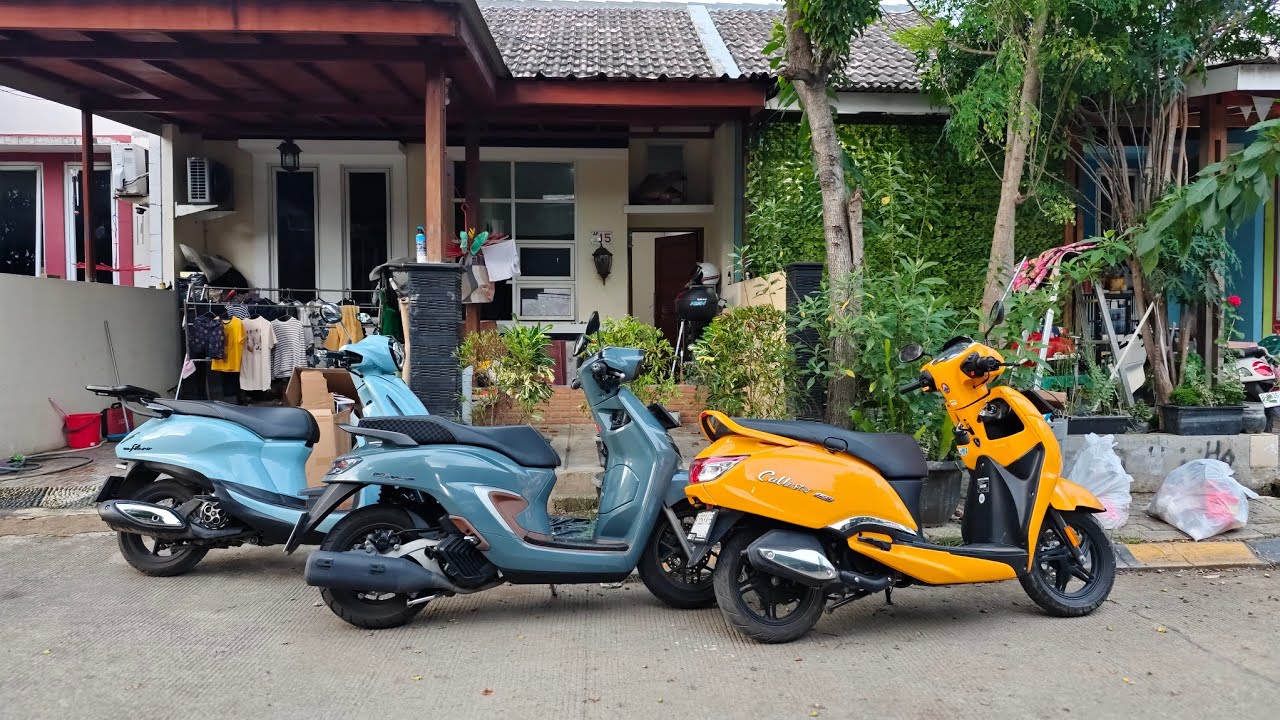 PERBANDINGAN YAMAHA GRAND FILANO VS HONDA STYLO VS TVS CALLISTO 125