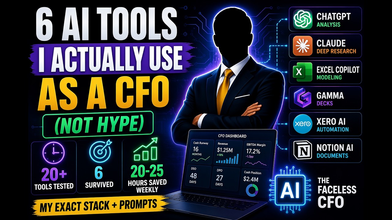 6 AI Tools I Actually Use As a CFO (Not Hype)