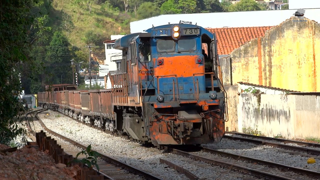 A ultima sobrevivente! Trem vazio com a raríssima locomotiva BB36 Azul passando pela Rota
