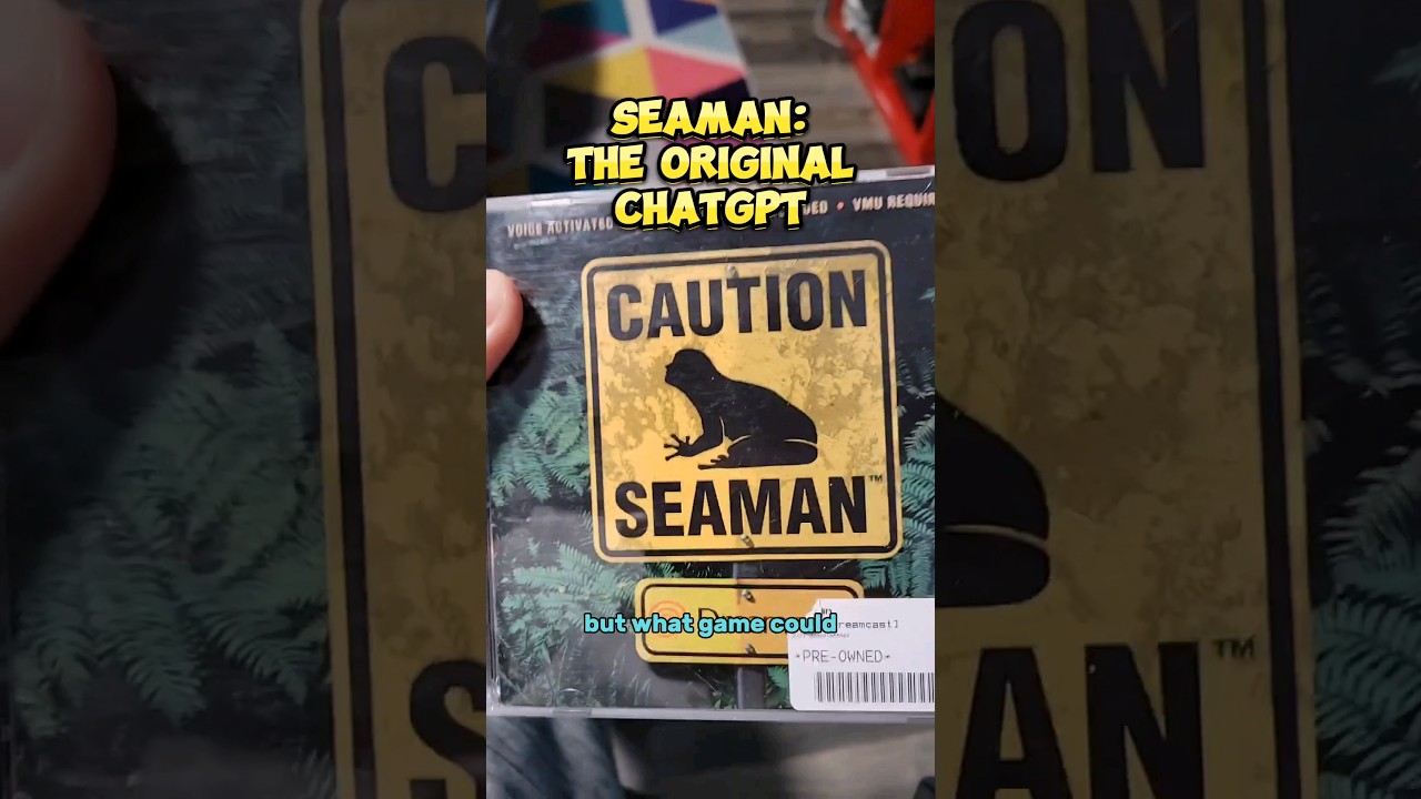 Seaman: the original ChatGPT #Seaman #chatgpt #sega #dreamcast #leonardnimoy #retro