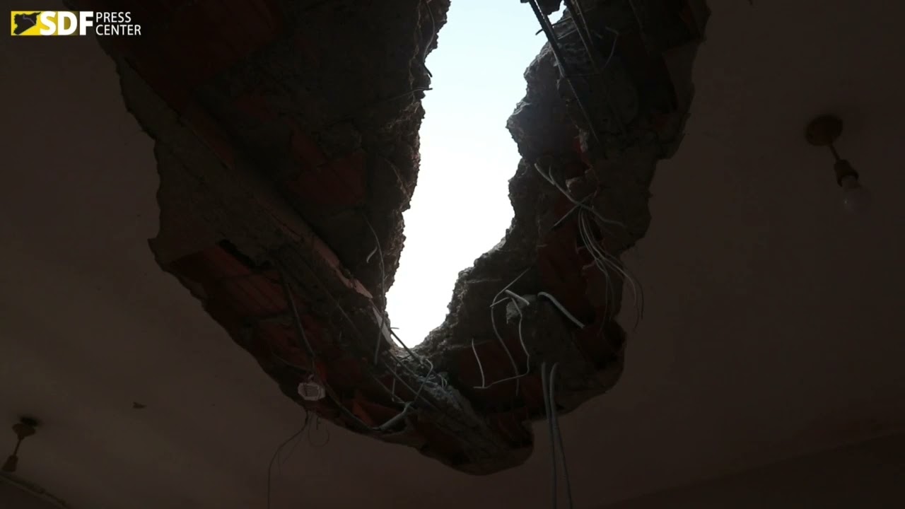 مشاهد من آثار القصف التركي على قرى زركان وتل تمر