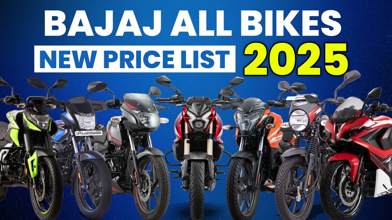 Bajaj all bike price in india 2025 || Latest On-road Price List Bajaj All Bikes || Bajaj New Price
