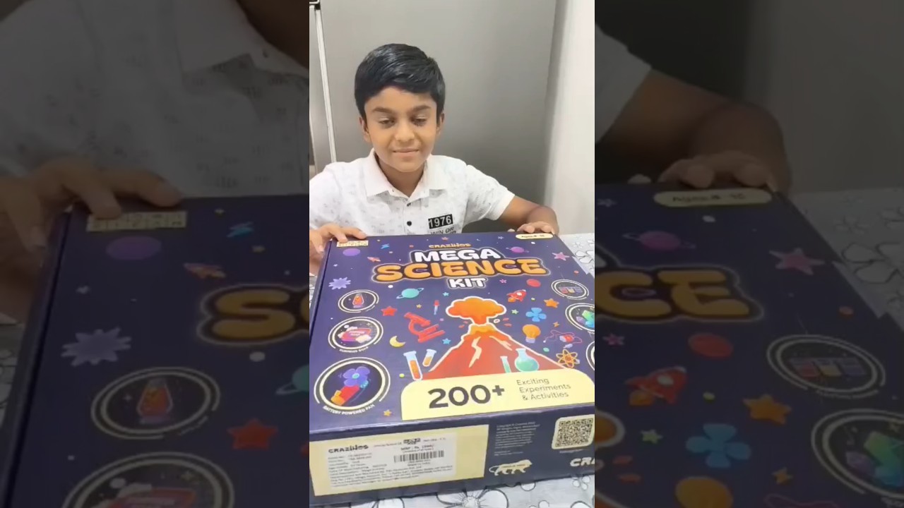 Unboxing & Experimenting with India&rsquo;s #1 Science Kit &ndash; CRAZINOS! #crazinos #crazyxyz