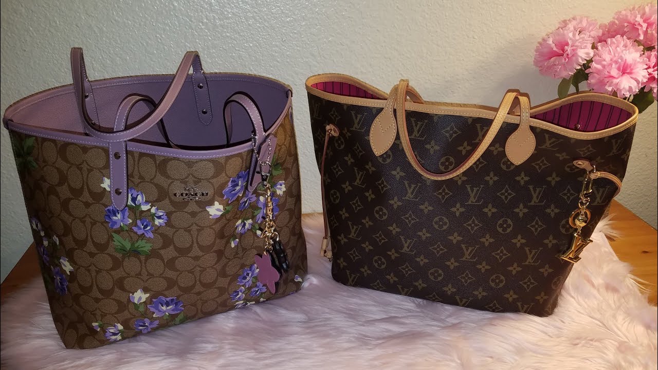 Louis Vuitton Neverfull Vs Coach Reversible Tote #louisvuitton#coach