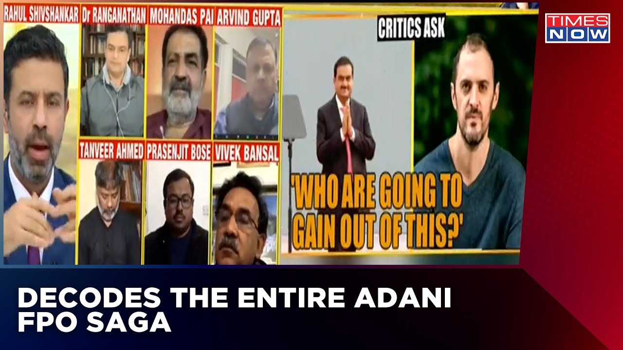 Dr Ranganathan Decodes Entire Adani FPO Saga; Hindenburg Files: Credible Or Conspiracy?