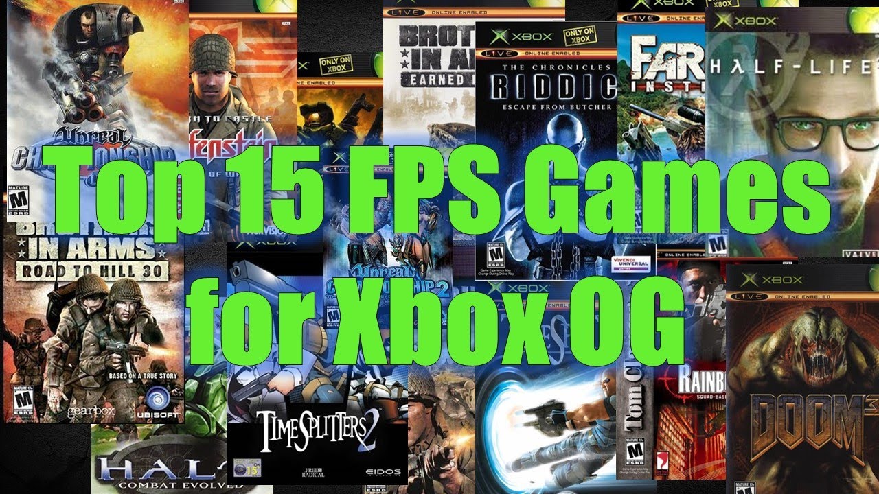 Top 15 First Person Shooter Games for XBOX Original
