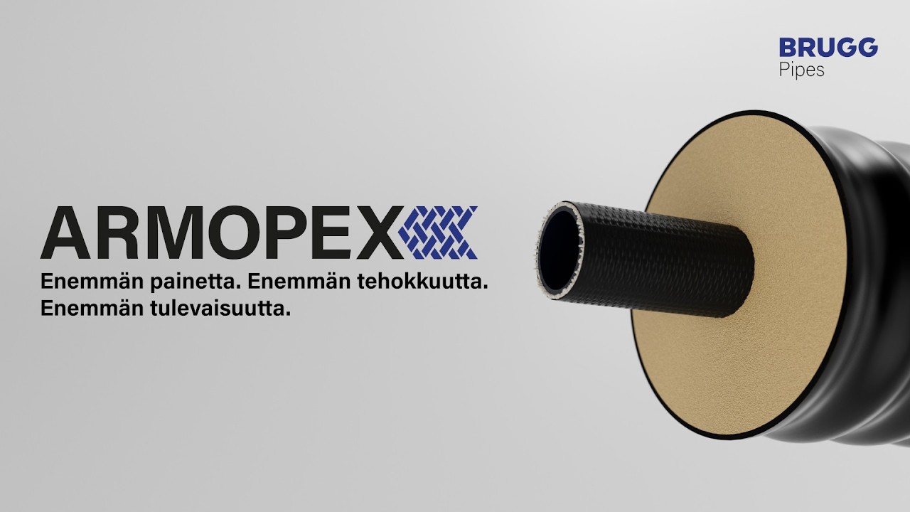 ARMOPEX joustava kaukolämpöputkijärjestelmä (PN12/12 bar, 115 °C) nykyaikaisiin lämpöverkkoihin