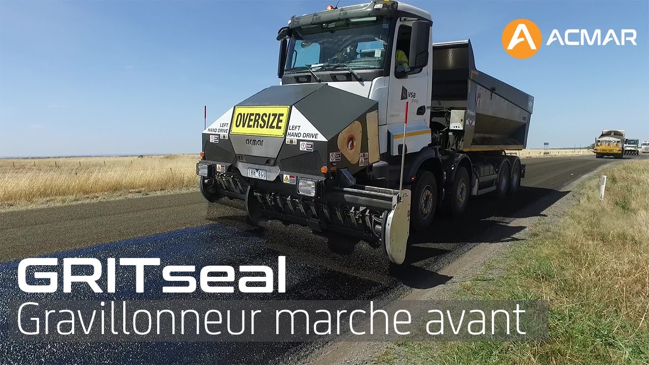 GRITseal - Le gravillonneur télescopique frontal ACMAR
