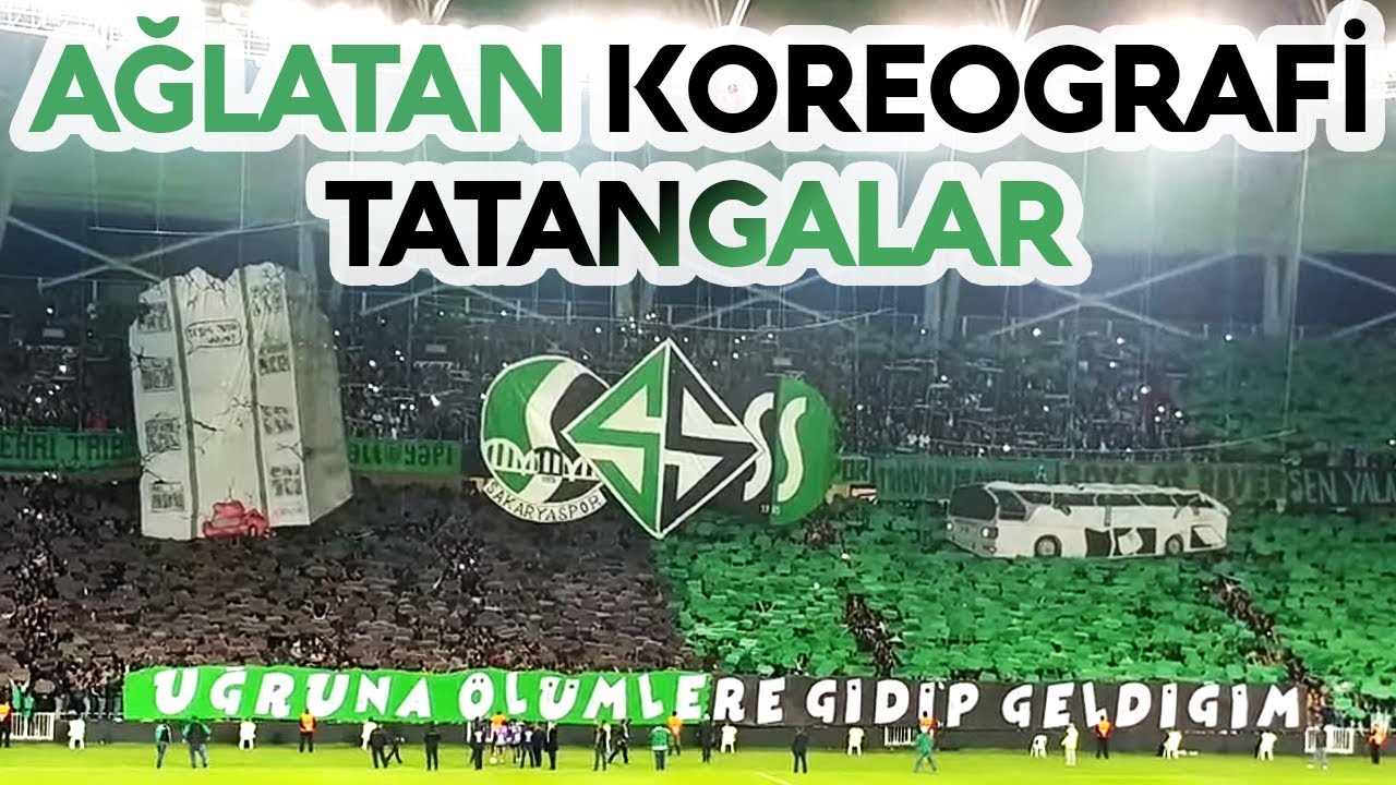 AĞLATAN KOREOGRAFİ │ YENİ SAKARYA SPOR ATATÜRK STADI İLK MAÇINA GİDİYORUZ ! │ HD │
