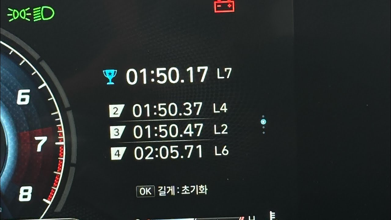 아반떼 N 인제 / 1:50:17 / 친구차로 찍먹하기