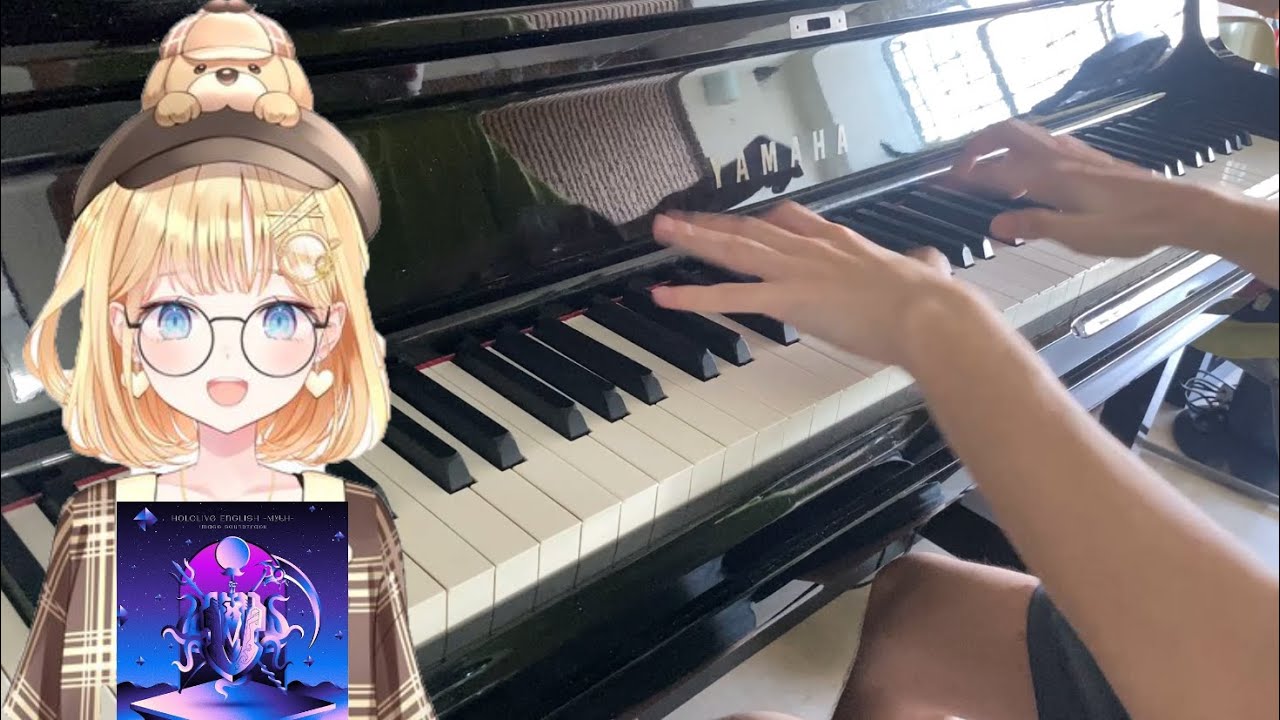 [holoMyth Image Soundtrack] Watson Amelia - Misteavous Myth-Buster (ft. Camellia) Piano Cover