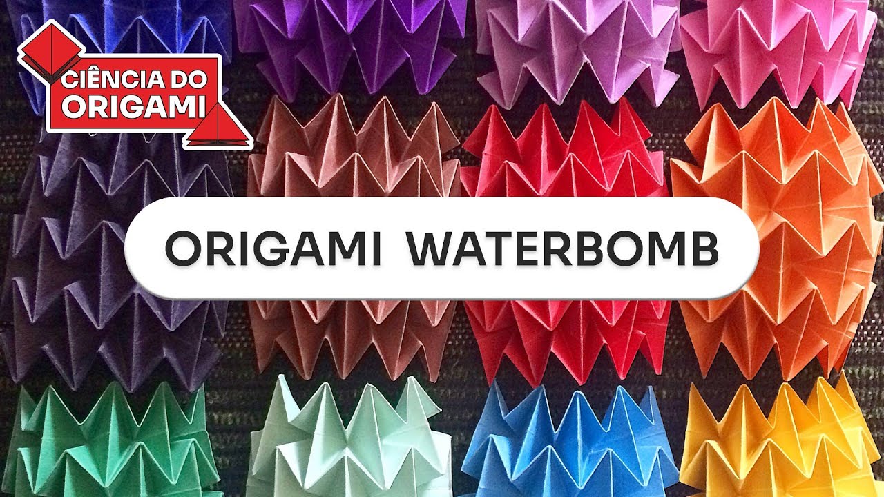 TUTORIAL ORIGAMI waterbomb ou bomba d'água