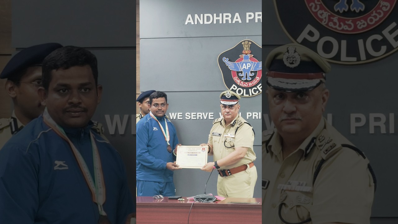 AP DGP Harish Kumar Gupta IPS #sports #appolice #police @apsmartnews