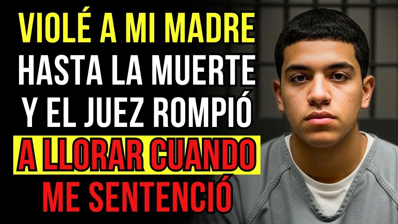 ESTE JOVEN FUE CONDENADO POR MATAR A SU MADRE Y EL JUEZ LLORÓ AL CONDENARLO