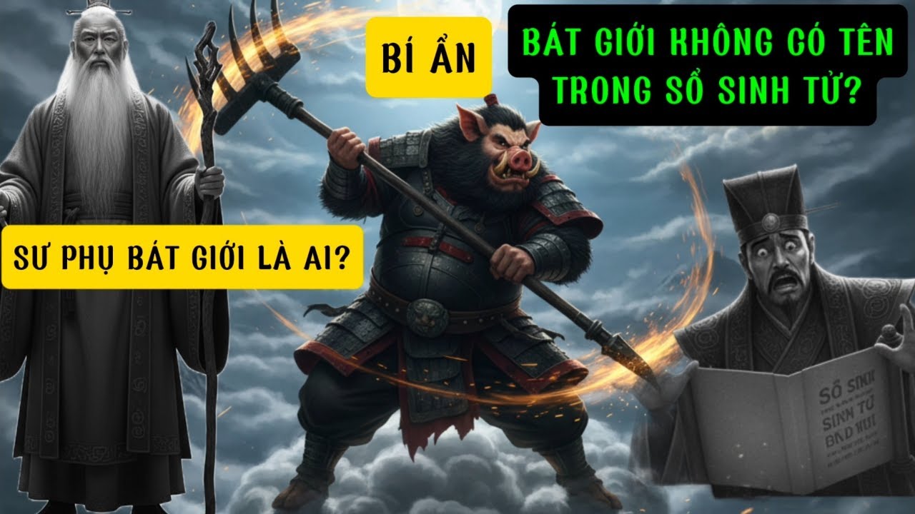 VÌ SAO TRƯ BÁT GIỚI KHÔNG CÓ TRONG SỔ SINH TỬ?.|SƯ PHỤ TRƯ BÁT GIỚI TRONG TÂY DU KÍ LÀ AI?.