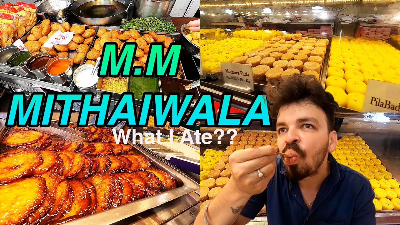 What I ate at Mumbai's Famous M.M.Mithaiwala | Best Mithai Shop In Mumbai | Vada Pav, Gulab Jamun