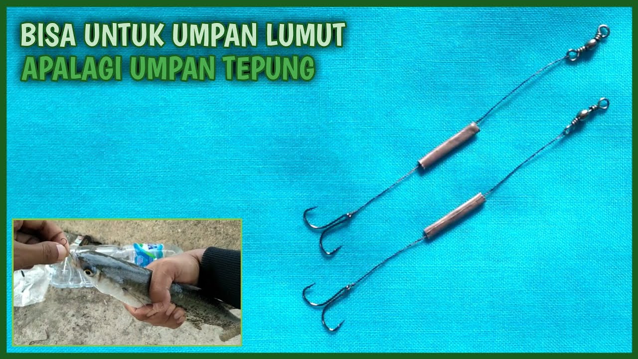 Membuat Rangkaian Pancing Ikan Belanak