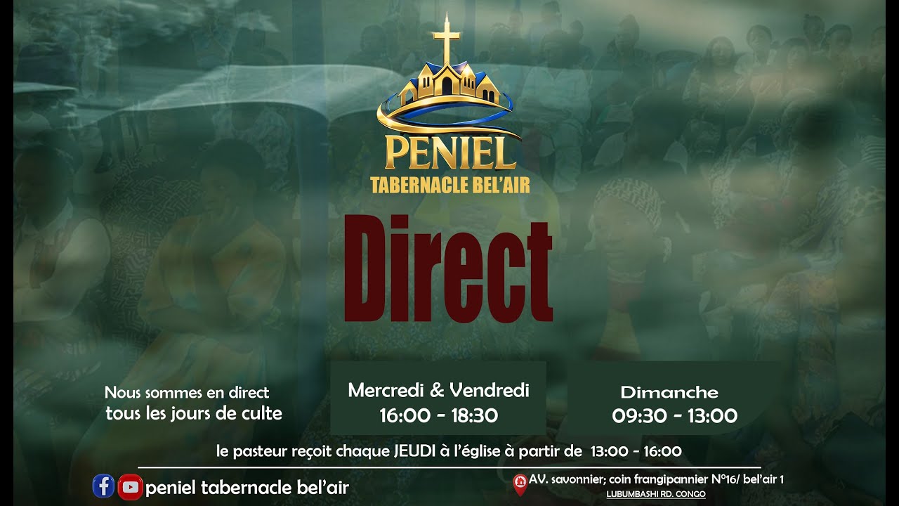 CULTE DU Vendredi 06.02.2026/ Past. TIMOTHEE - NGOYI / Sujet: LA CLE POUR LA PORTE.
