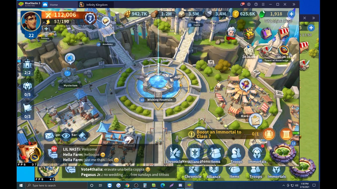 Infinity Kingdom | The Importance of Having a Farm From Day 1!