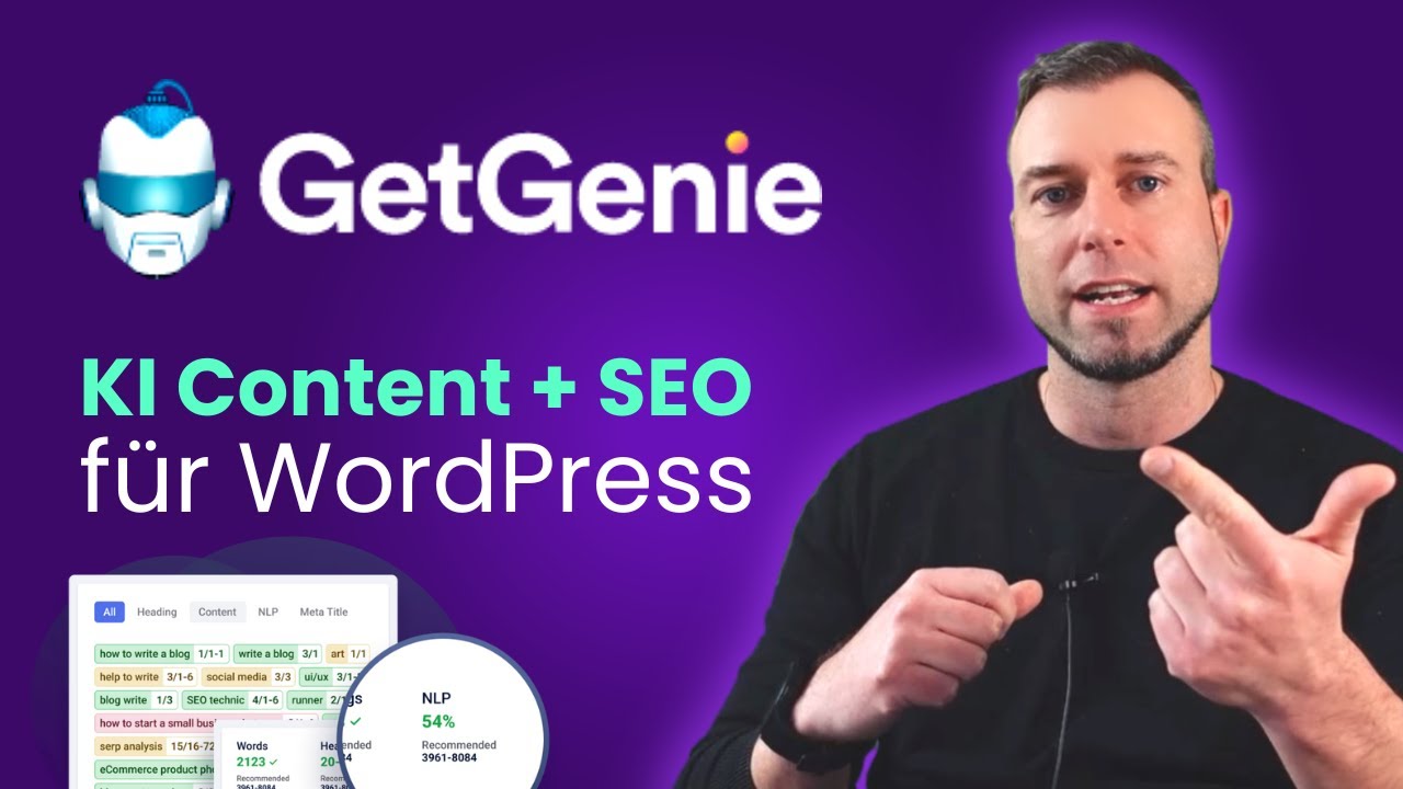 🧞‍♂️ GetGenie im Test 👉🏻 künstliche Intelligenz für WordPress