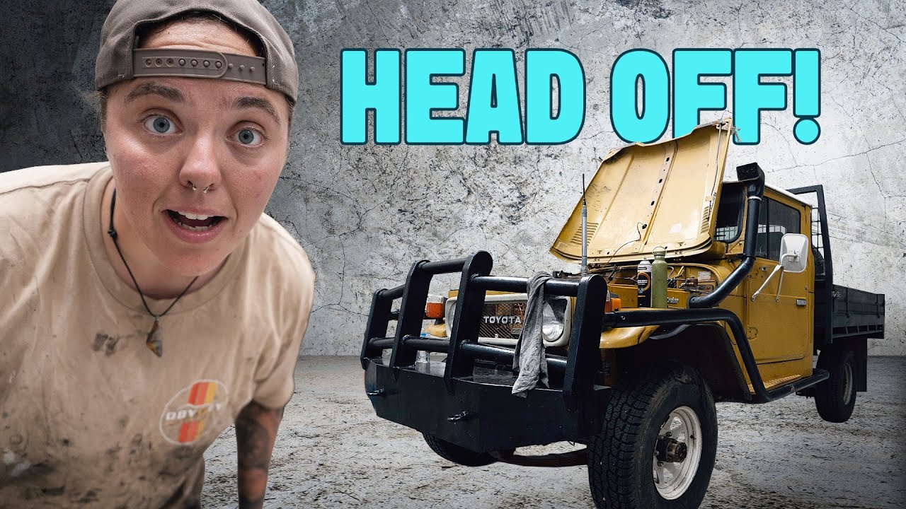 Tearing down a 2H engine with ZERO EXPERIENCE | HJ47 cylinder head removal