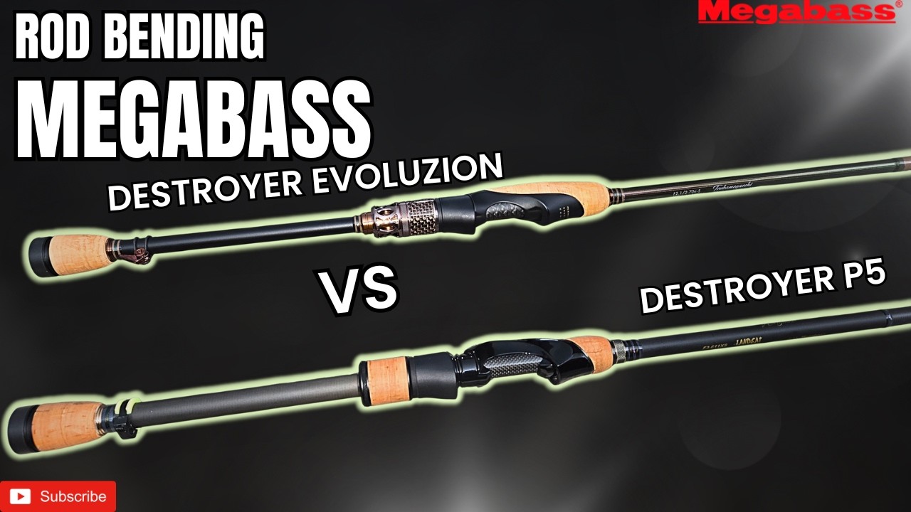 ROD BENDING MEGABASS DESTROYER EVOLUZION AND DESTROYER P5!!!