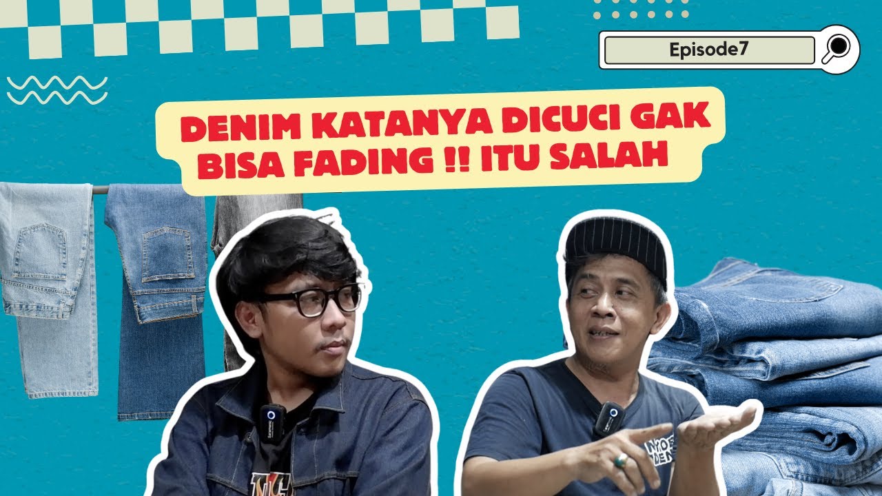 DENIM KATANYA DICUCI GAK BISA FADING !!! ITU SALAH !!