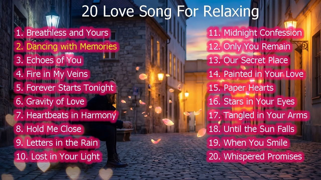 20 Love Song for relaxing