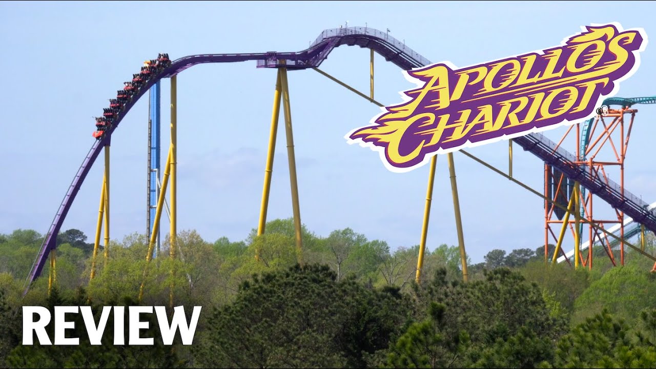Apollo's Chariot Review | World's First B&M Hyper Coaster | Busch Gardens Williamsburg