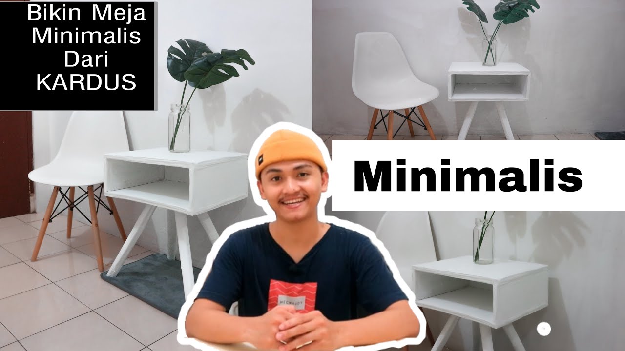 Kreatif, Bikin meja minimalis simple dari bahan kardus bekas