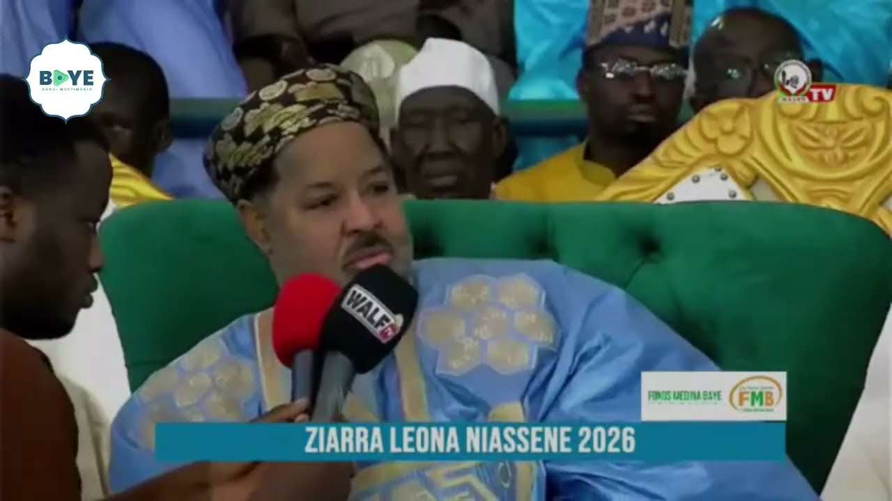 Wakhtane Cheikh Ahmed Khalifa Niass à la Ziarra Léona Niassène 2026