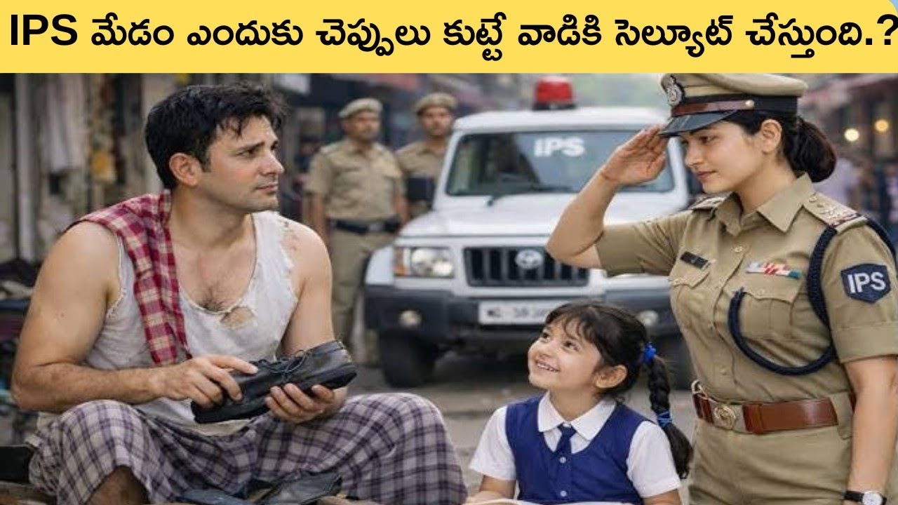 IPS మేడం ఎందుకు చెప్పులు కుట్టే వాడికి సెల్యూట్ చేస్తుంది.? అసలు కథ తెలిసి అందరు కన్నీరు పెట్టారు...