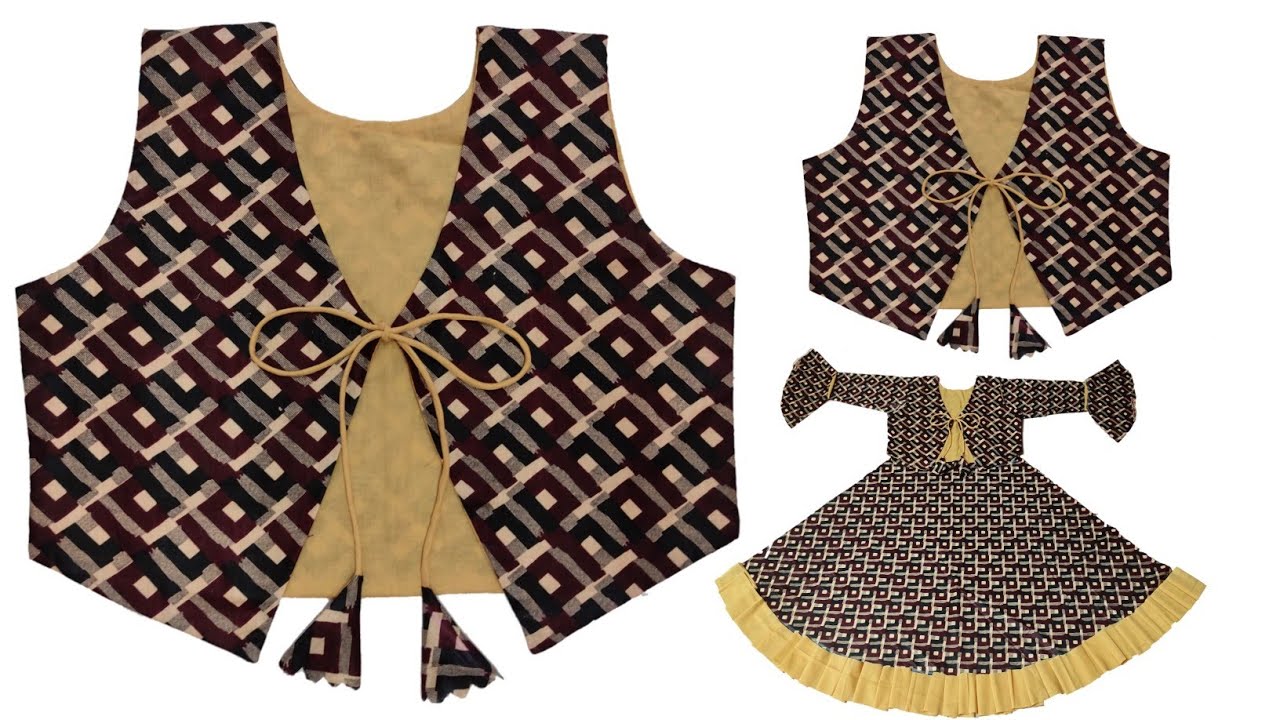 2021 সালের নতুন স্টাইলিশ কটি কাটিং ও সেলাই Koti Design Cutting & Stitching Easy Method
