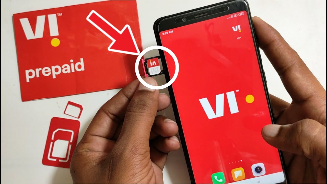 Vi Sim Card Use Mobile Phone / With Speed Test , Vi New Brand