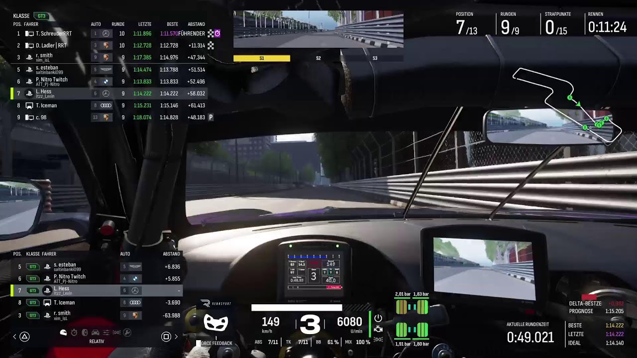 Gt3 und chillen