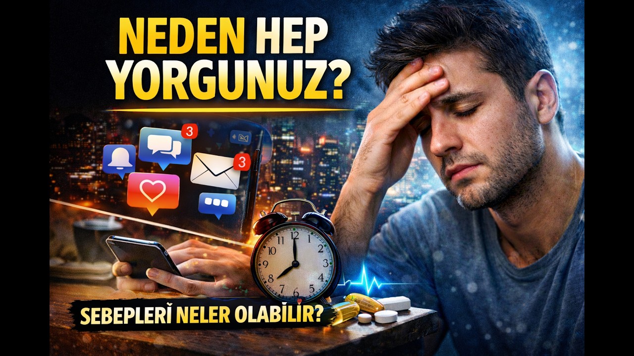 Neden Hep Yorgunuz? Günlük Hayatta Enerjimizi Tüketen Gizli Sebepler