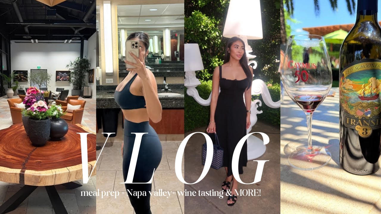 vlog! meal prep + napa valley getaway + gym motivation + trying out a mud baths  & MORE| Teeangeline