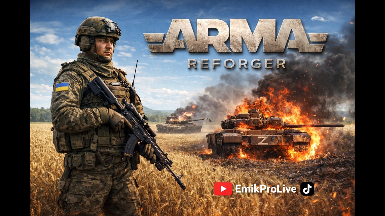 Arma Reforger У орків підпал , горить дупа ) Снайпер на полюванні