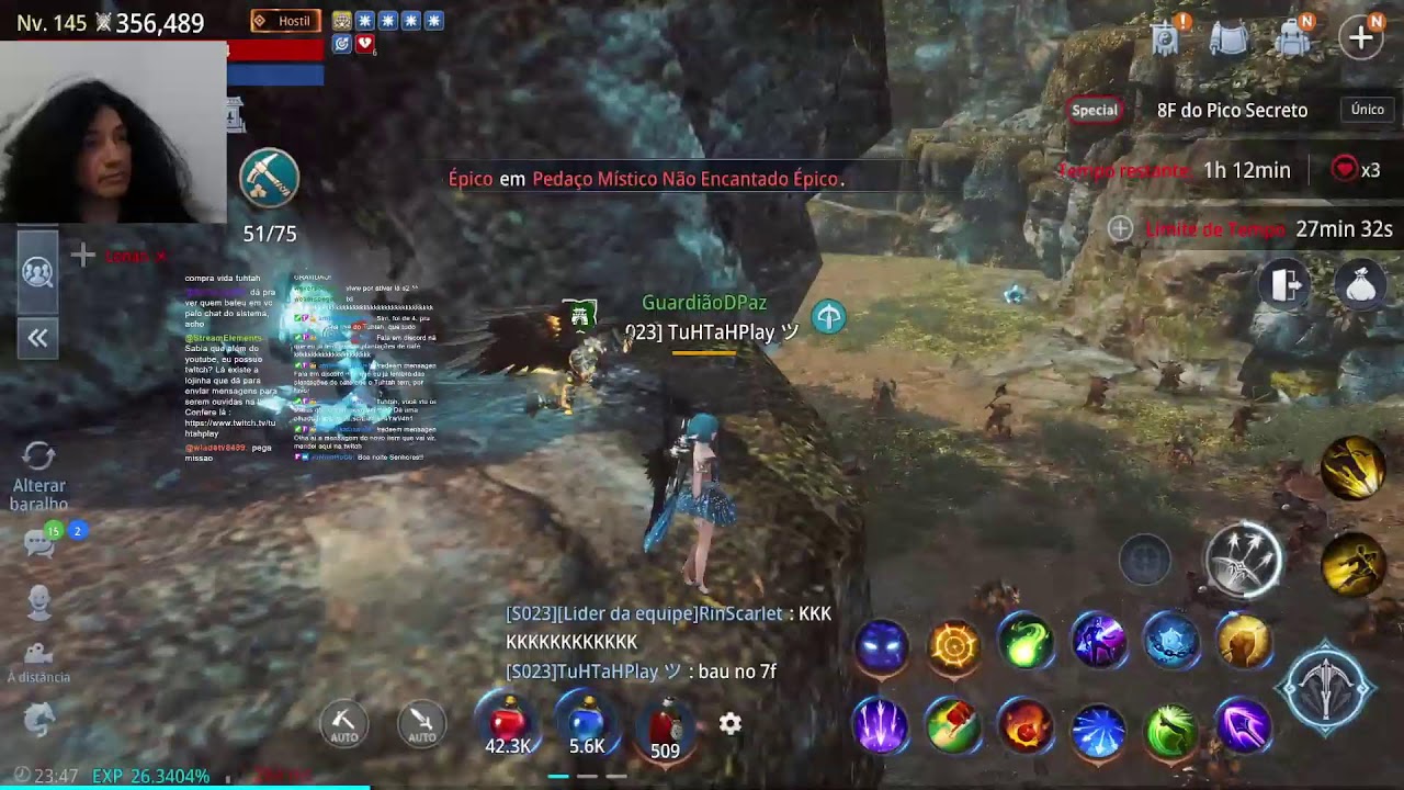 Live de Mir4 dia 27/02/2026 Roxinha: TuhTahPlay