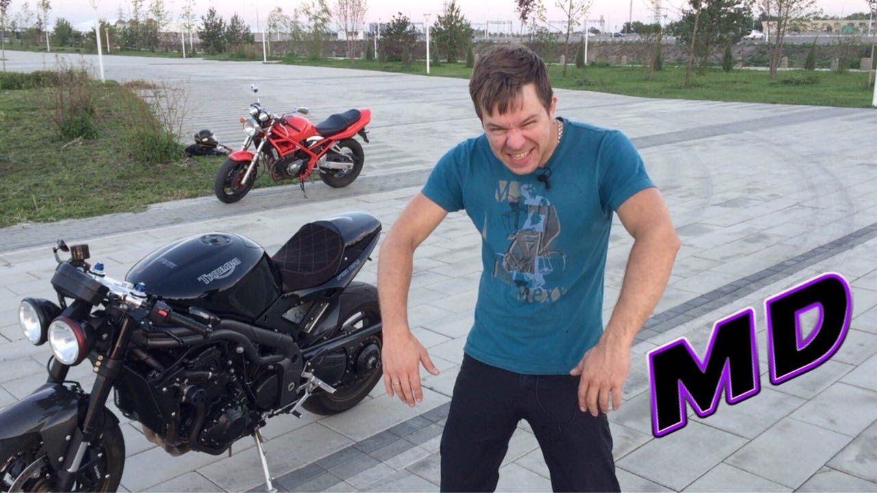 Бульдог на дороге / Triumph Speed Triple 1050 Обзор  / MD