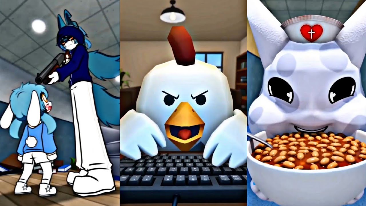 Chicken Gun & Terrible Mouse & Animal hospital & Dude Theft Wars memes Compilation #1 