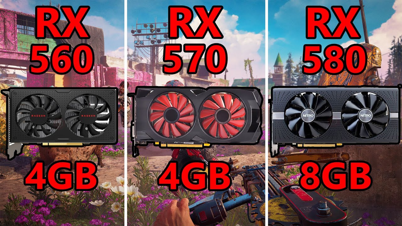 RX 560 vs RX 570 vs RX 580 | 7 nowych gier przetestowanych w rozdzielczości 1080p z wysokimi szcz...