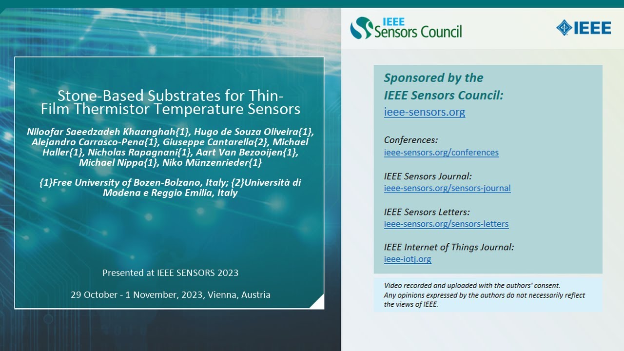Stone-Based Substrates for Thin-Film Thermistor Temperature Sensors