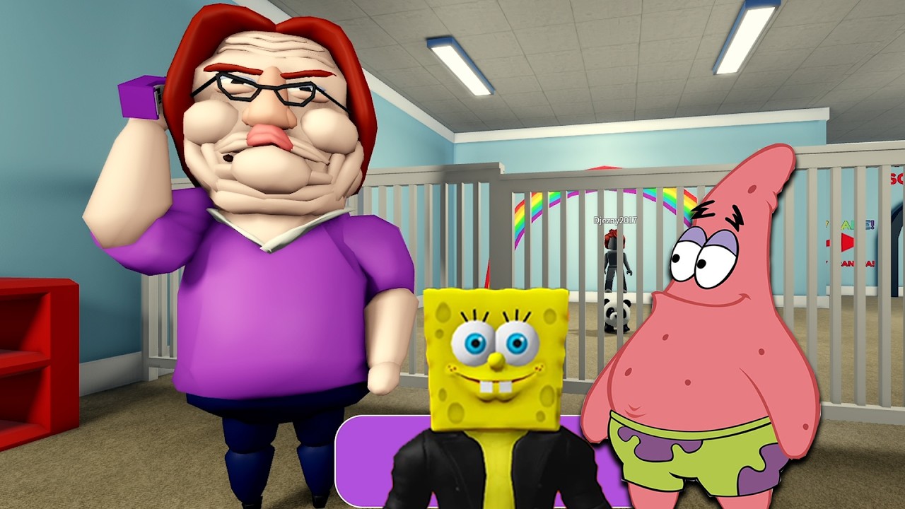 SpongeBob and Patrick - BETTY'S NURSERY 2026! roblox gameplay