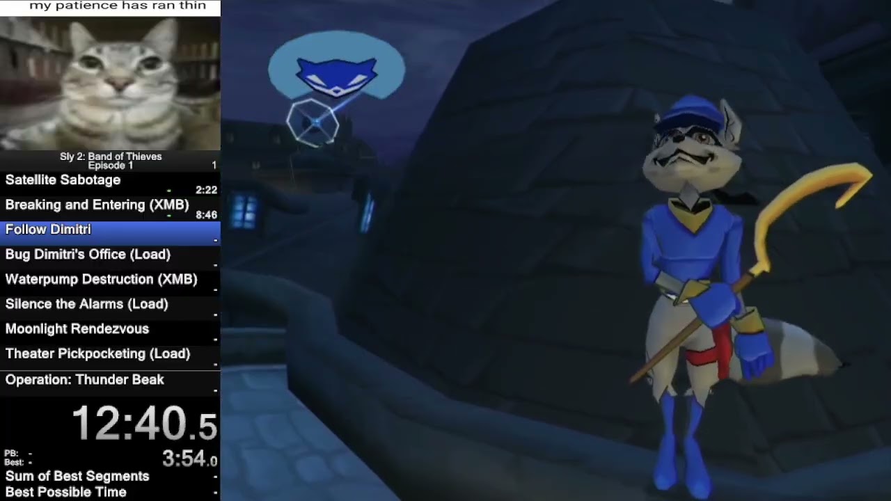 Sly 2: Band of Thieves - Episode 1 Any% Speedrun in 47:33