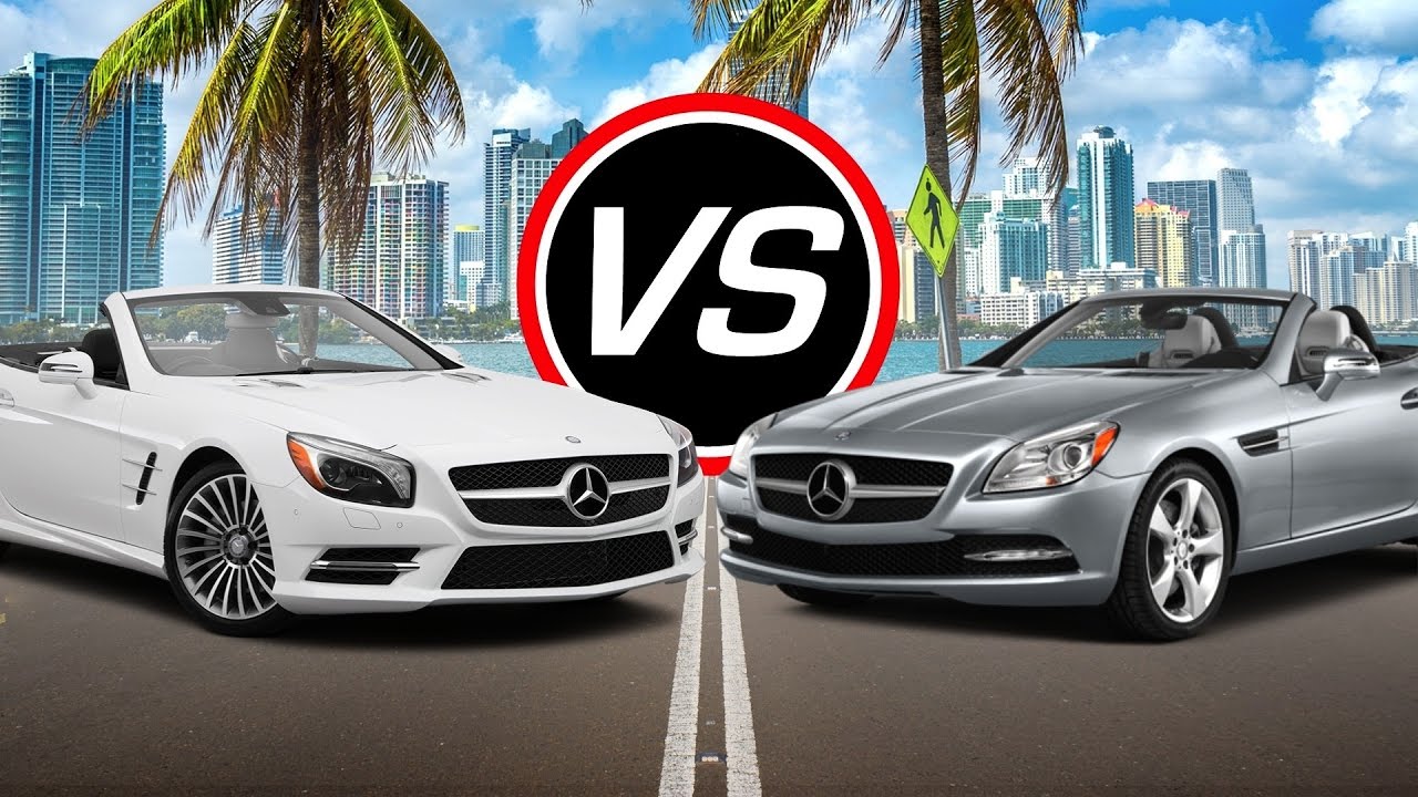 2016 Mercedes-Benz SL400 vs SLK350 - Spec Comparison!